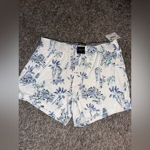 AEO Men’s American Eagle Scenic Slim Knit Ultra Soft Floral Boxer Short Sz M NWT